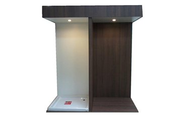 Exhibidor de mamparas para duchas