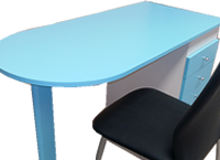 escritorio juvenil en madera laqueado